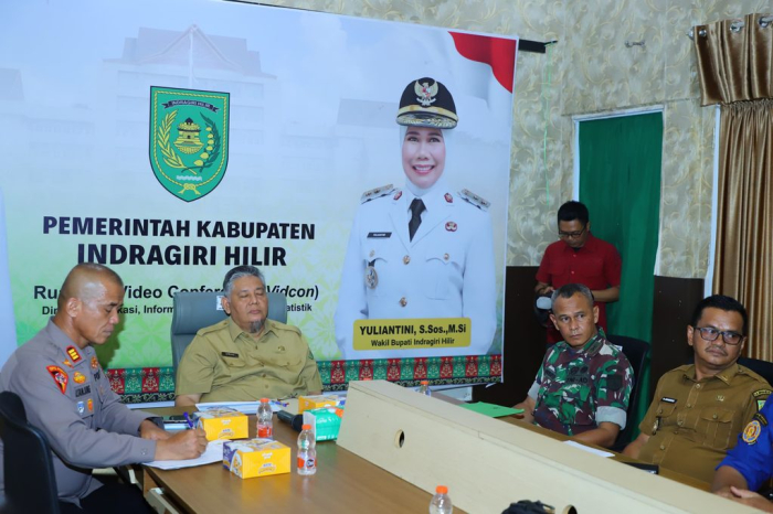 Pemkab Inhil Ikuti Rakor Antara Pemerintah Dengan Perusahaan Pemegang HGU dan Perizinan Berusaha Pemanfaatan Hutan